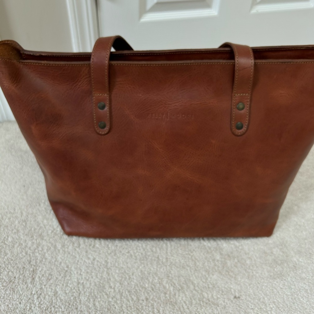 Kelly Moore Brown Leather Tote